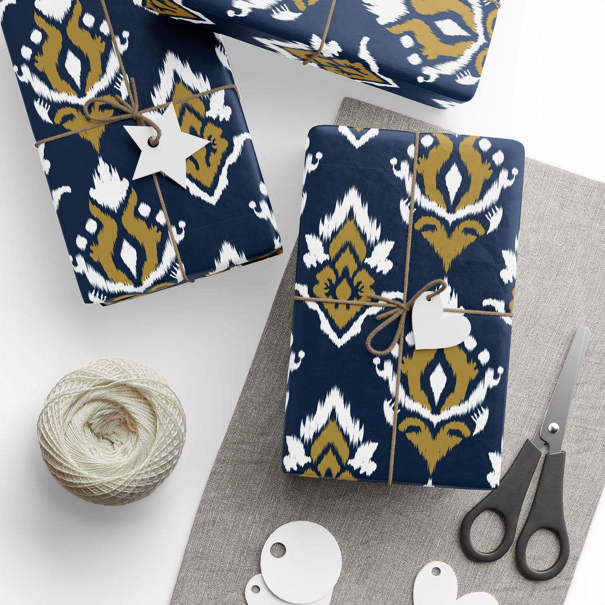 Gift Wrap | Notre Dame, Indiana | Ikat