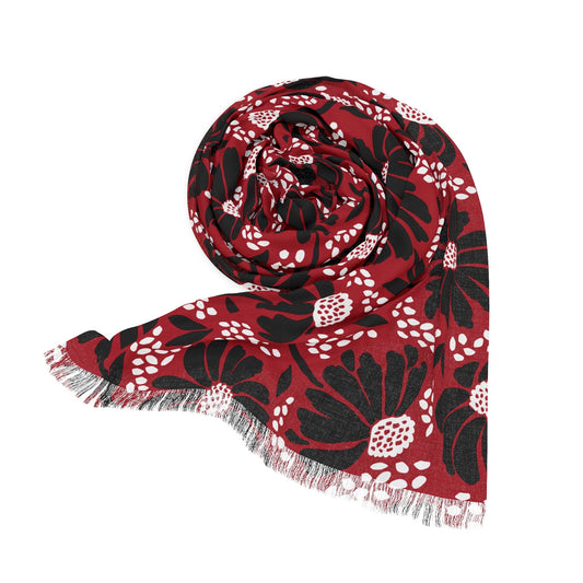 Scarf | Red & Black | Bellis