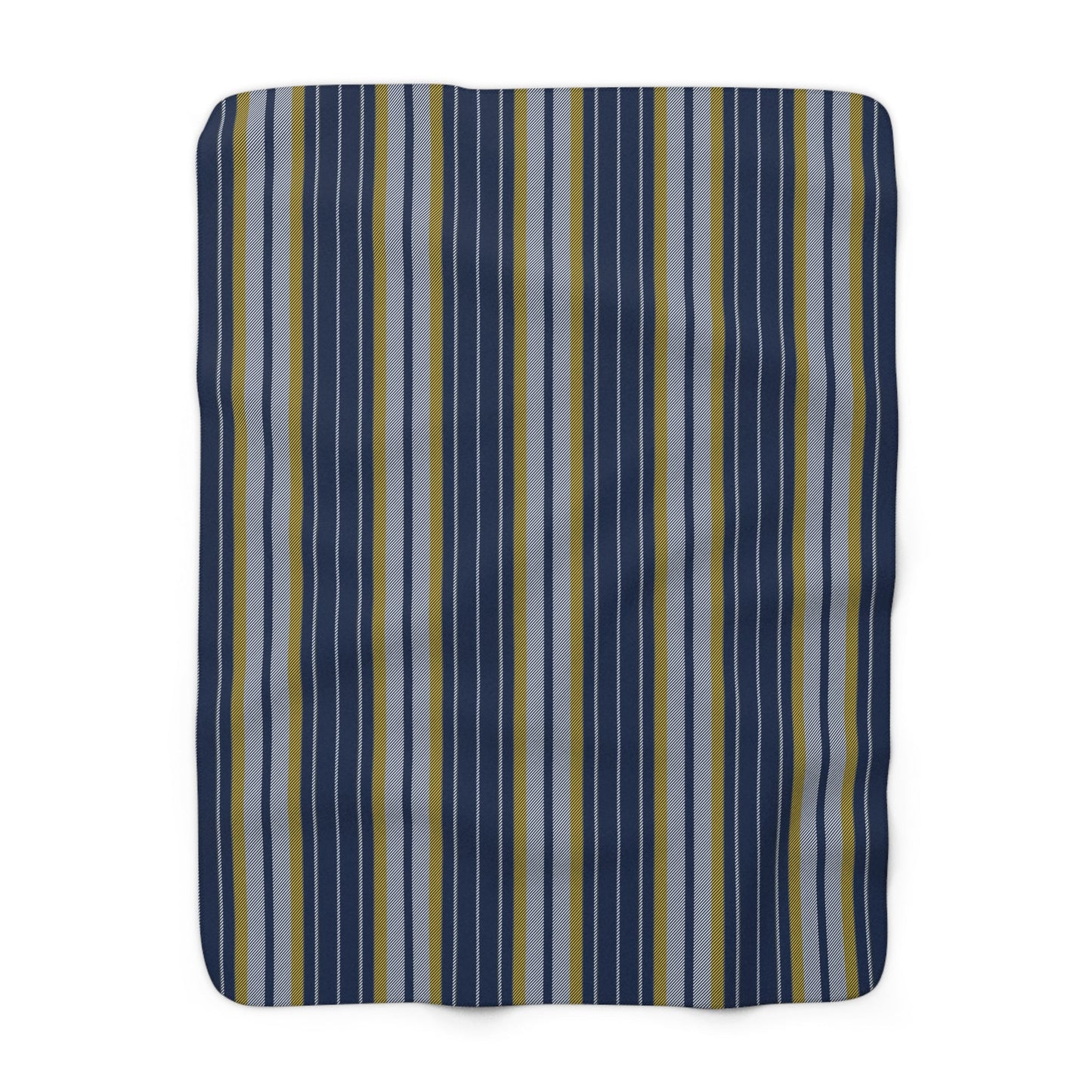 Sherpa Blanket | Yellow & Blue | Stripe