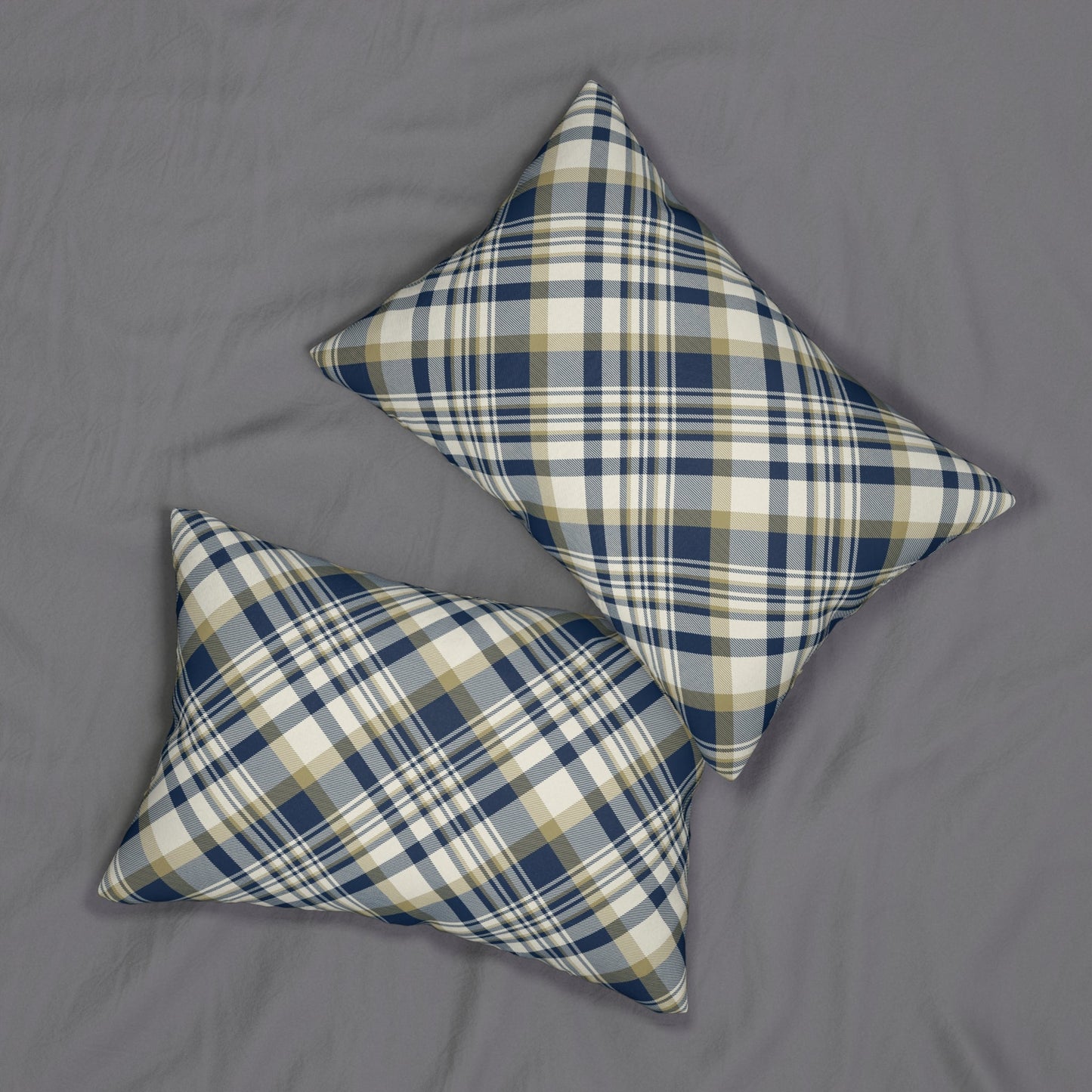 Pillow | Blue & Gold | Tartan
