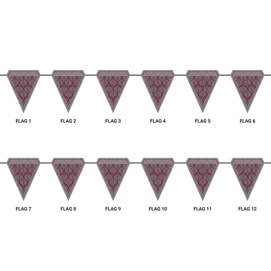 Flag Garland | Starkville, Mississippi | Palm