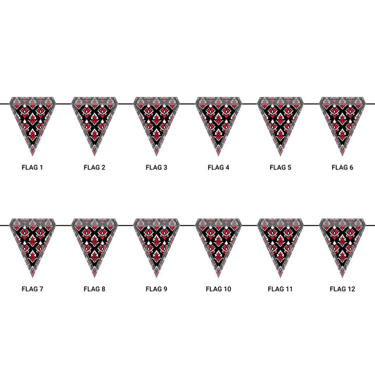 Flag Garland | New Brunswick, New Jersey | Ikat