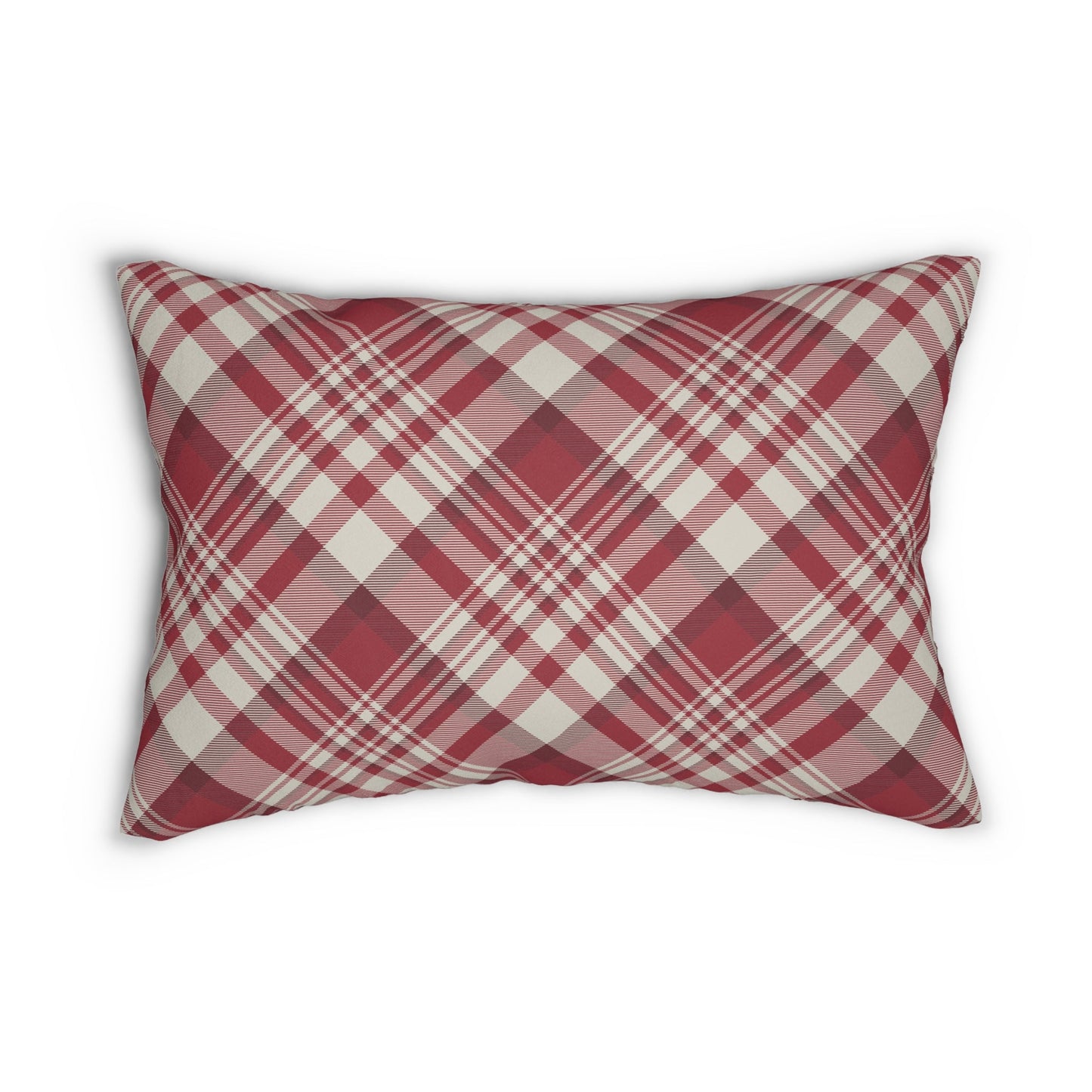 Pillow | Maroon & White | Tartan
