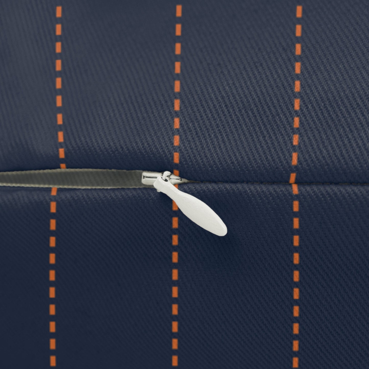 Pillow | Orange & Blue | Pinstripe