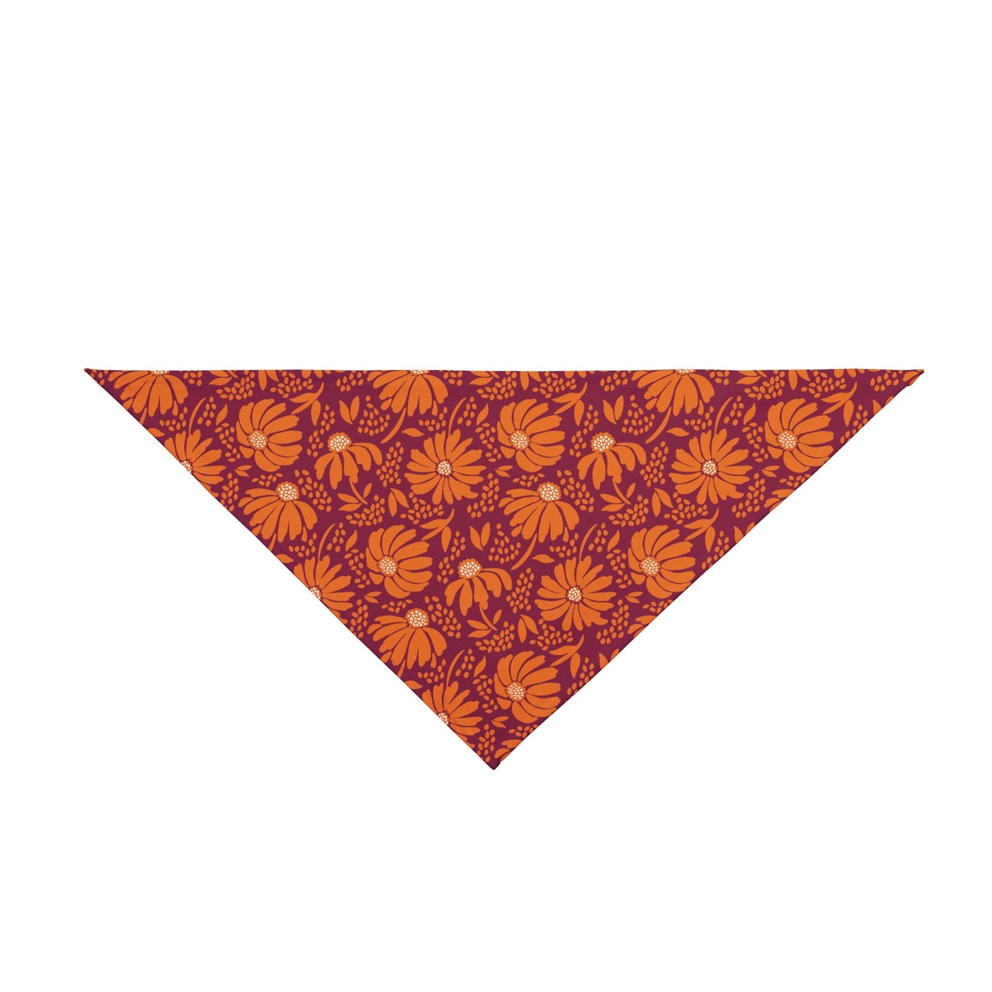 Pet Bandana | Maroon & Orange | Bellis
