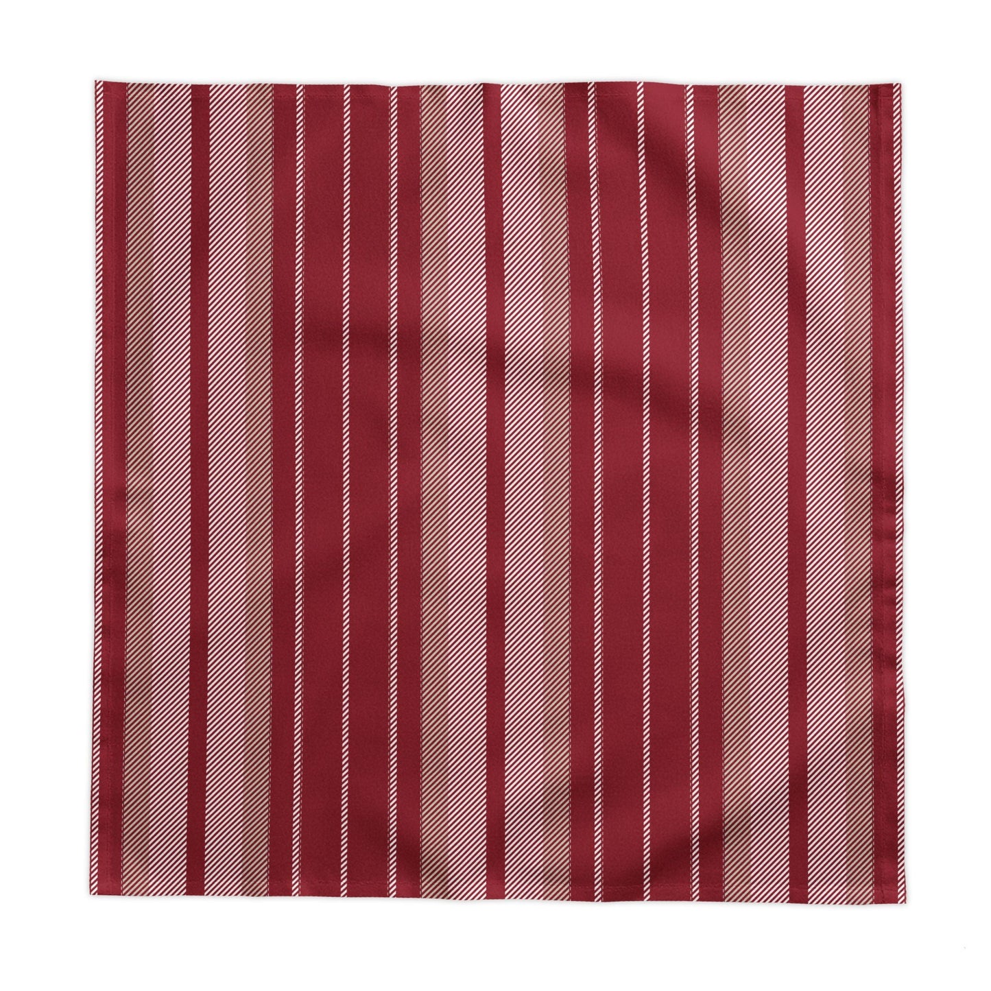 Tablecloth | Maroon & White | Stripe
