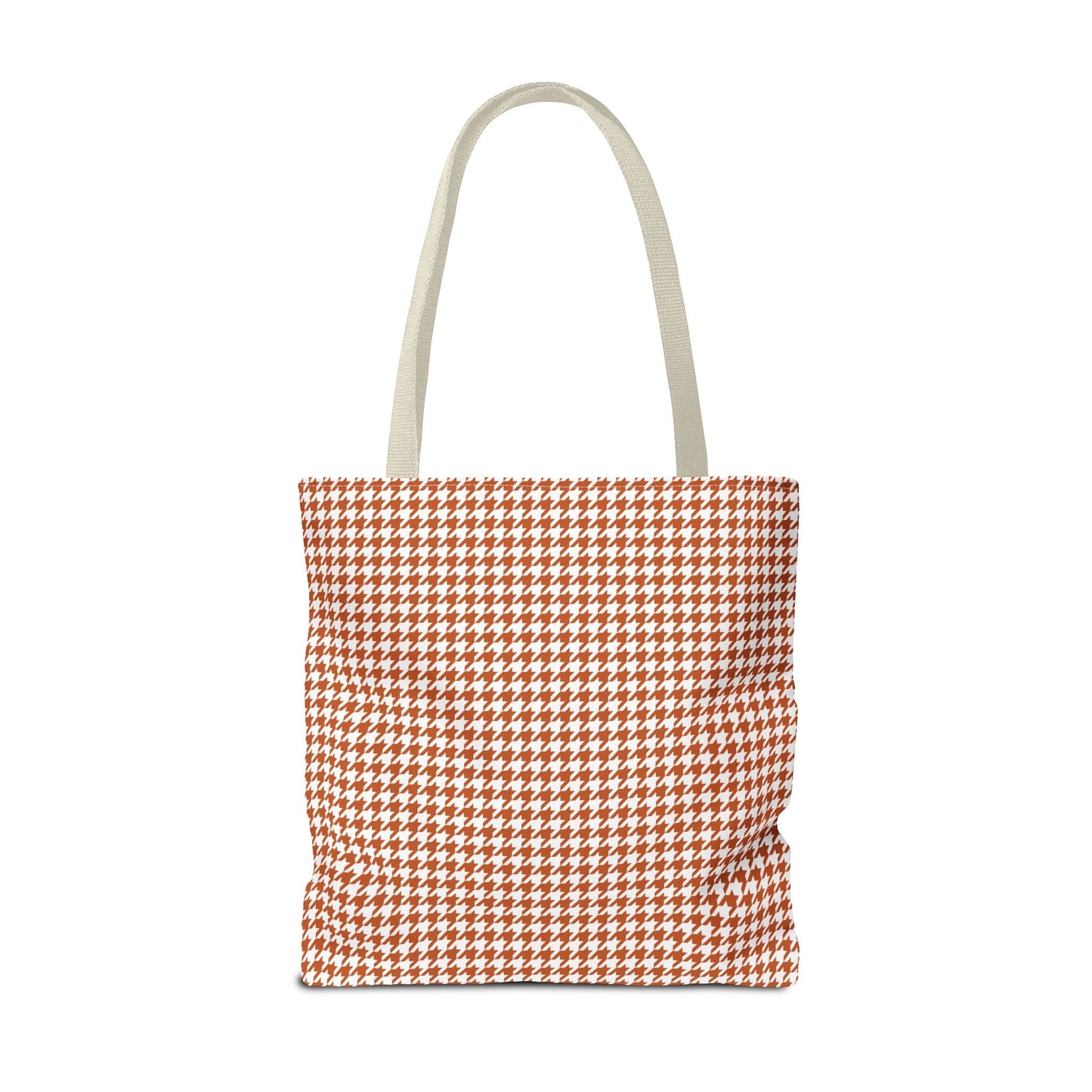 Totes | Dark Orange & White | Houndstooth