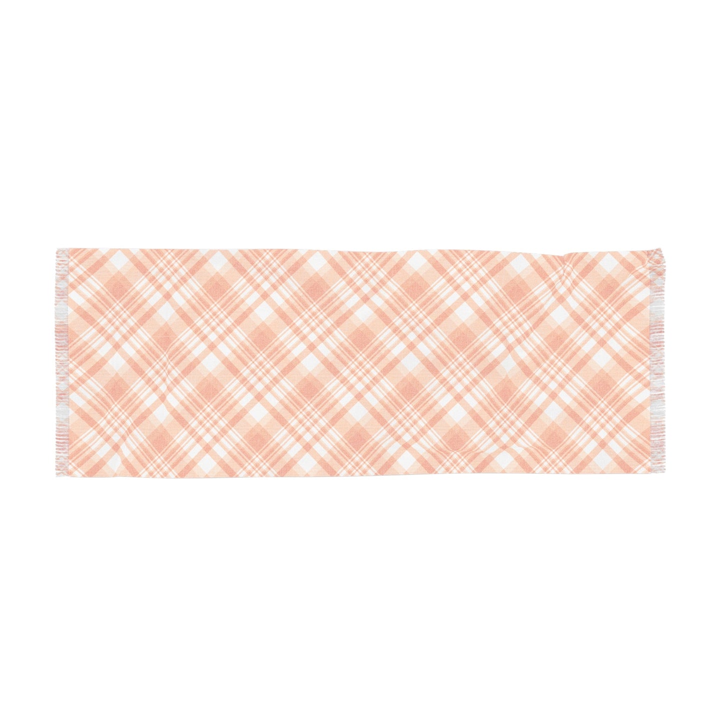Scarf | Orange & White | Tartan