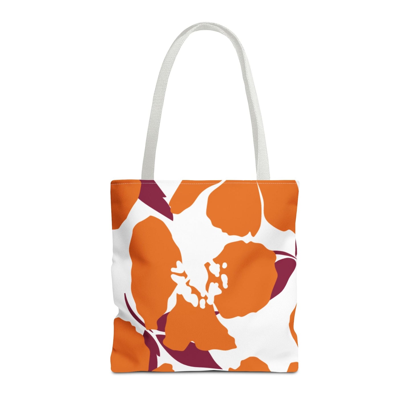 Tote Bags | Maroon & Orange | Poppy