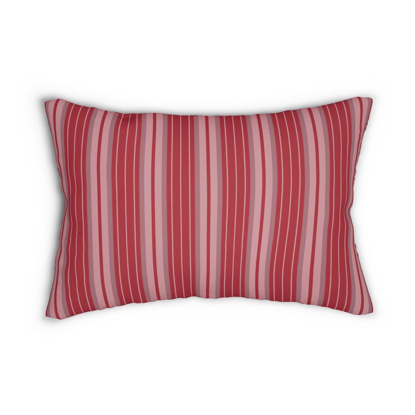 Pillow | Red & Gray | Stripe