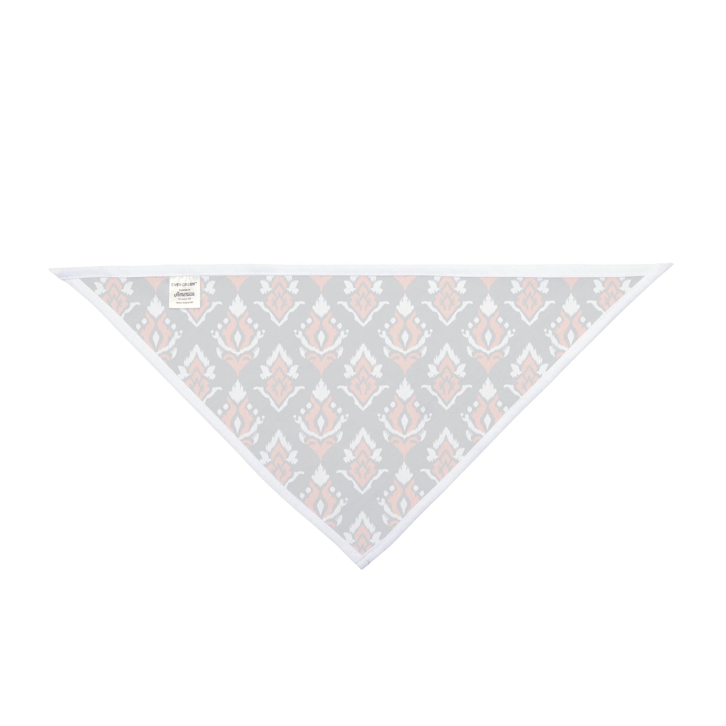 Pet Bandana | Orange & Blue | Ikat