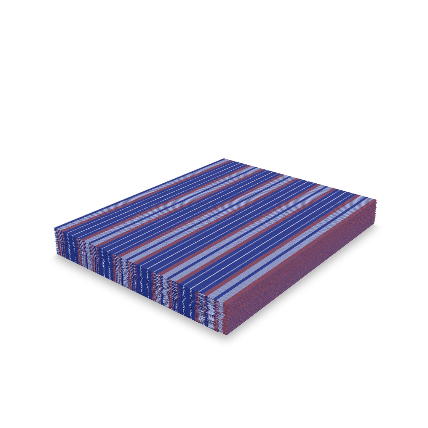 Notecards | Bright Blue & Orange | Stripe