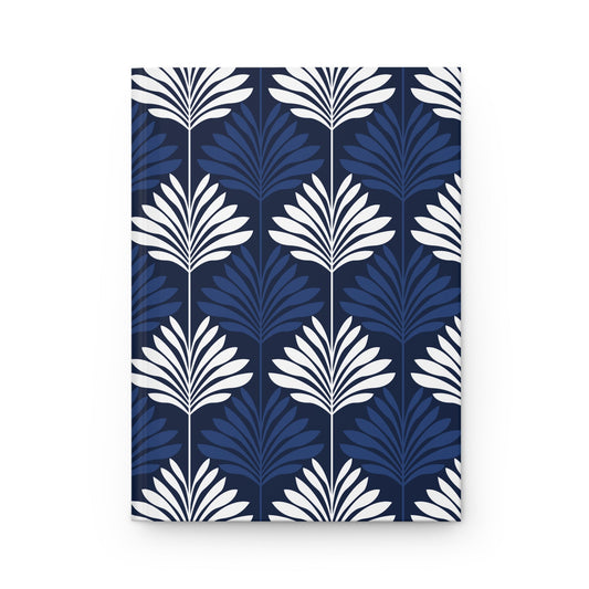 Hardcover Journal | Navy & White | Deco