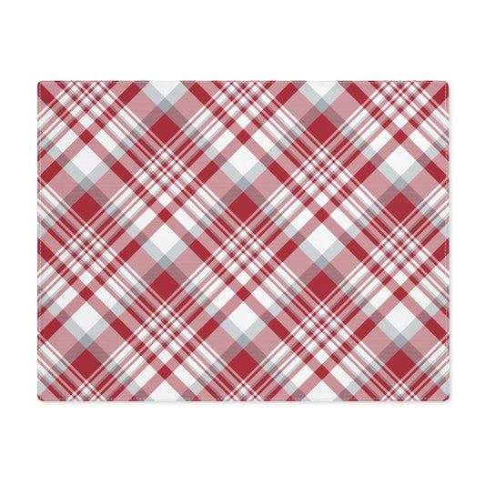 Placemat | Red & Gray | Tartan