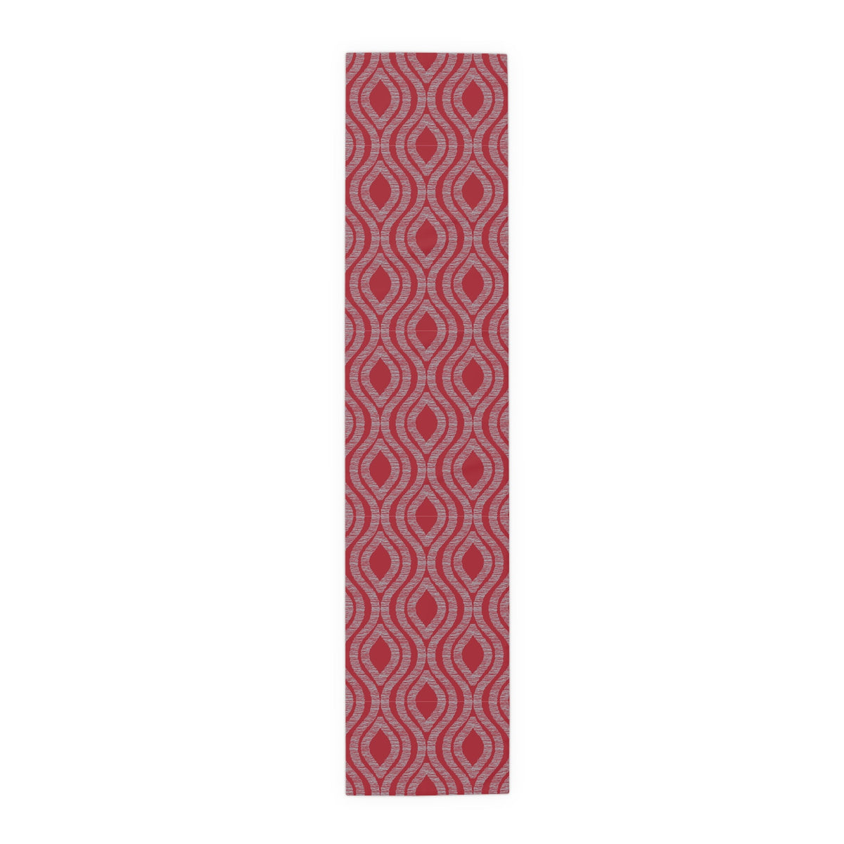 Table Runner | Red & Gray | Ogee
