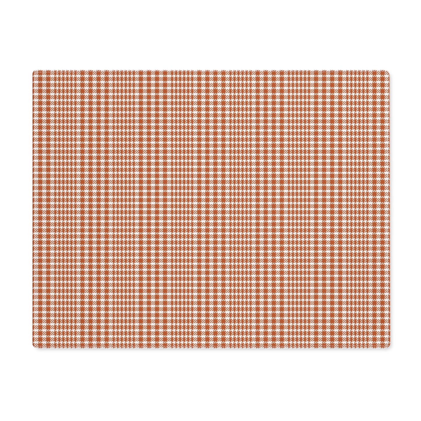 Placemat | Dark Orange & White | Tweed