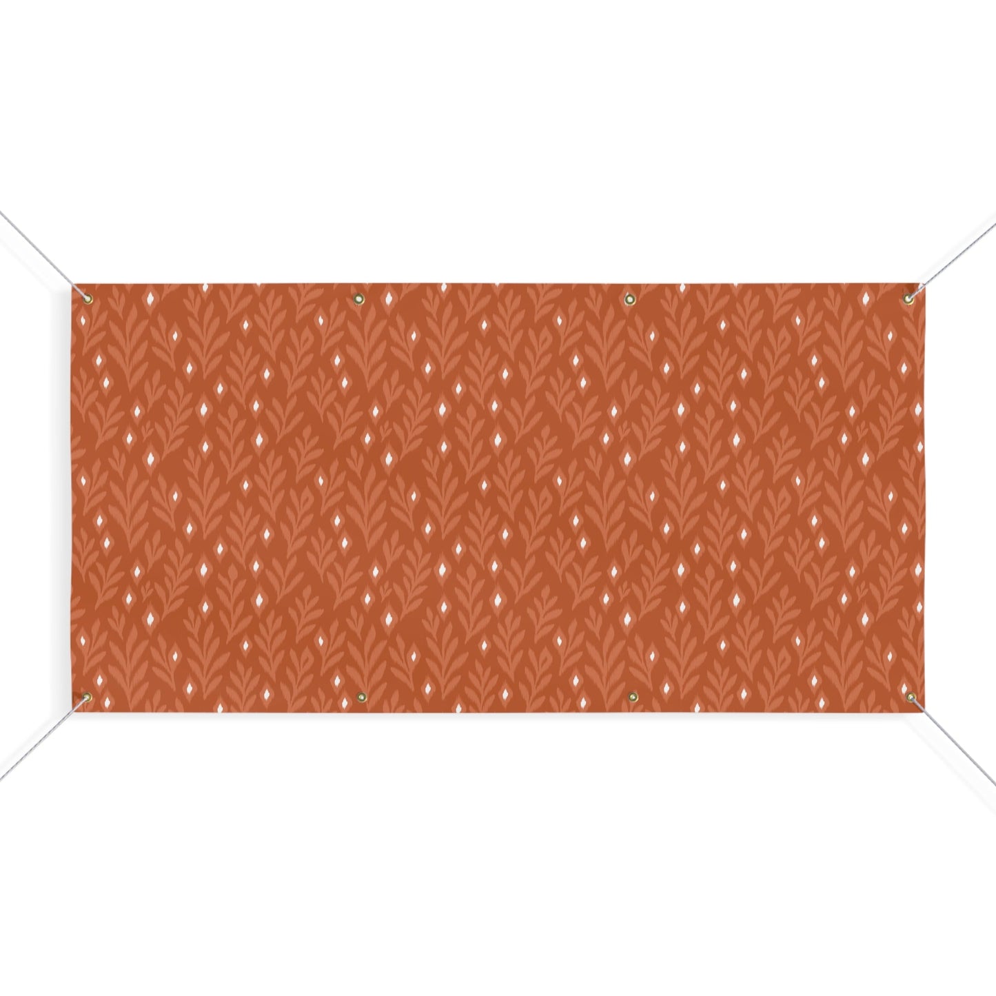 Banner | Dark Orange & White | Laurel