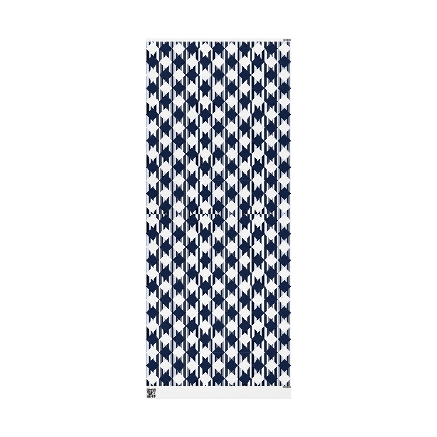 Gift Wrap | Navy & White | Gingham