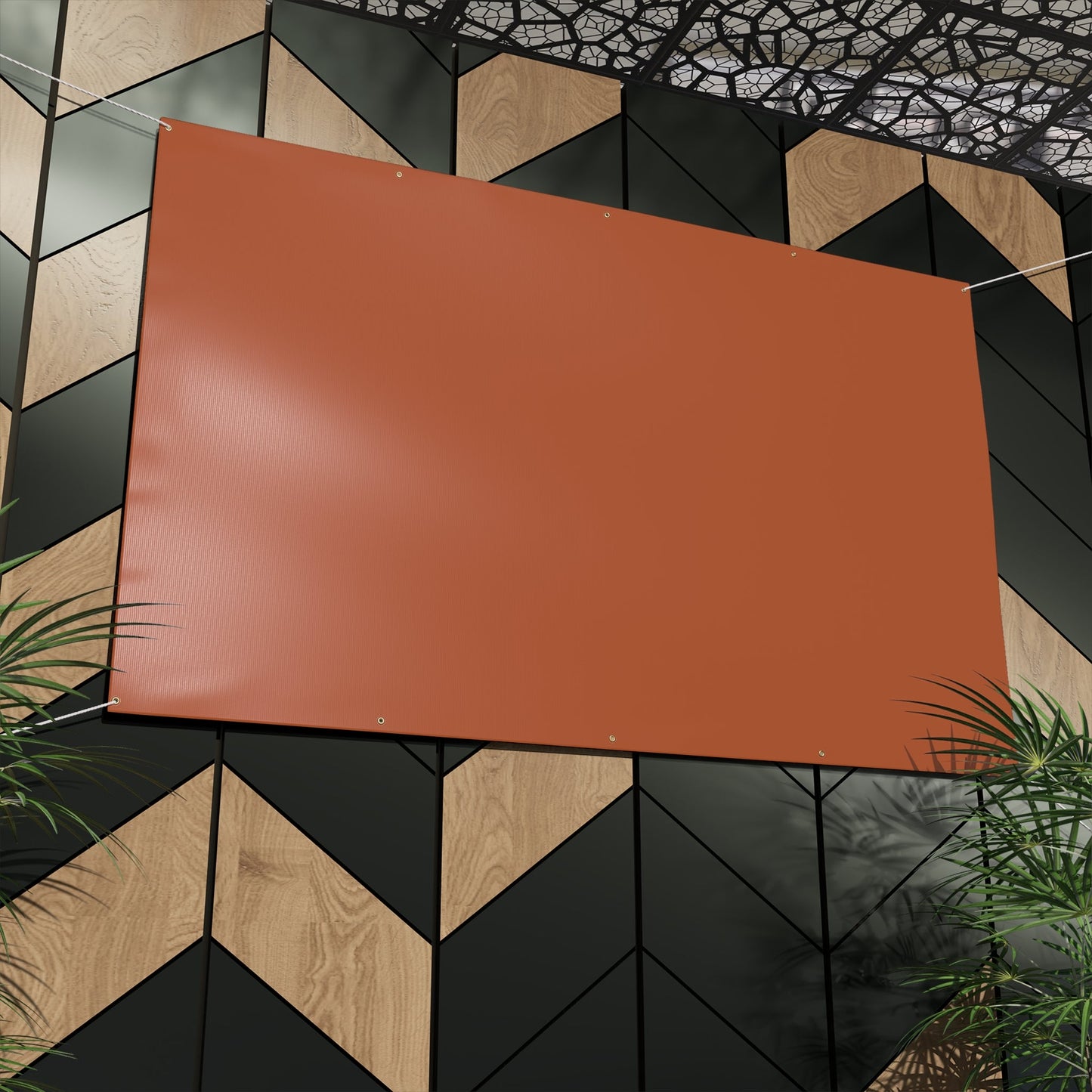 Banner | Dark Orange & White | Dark