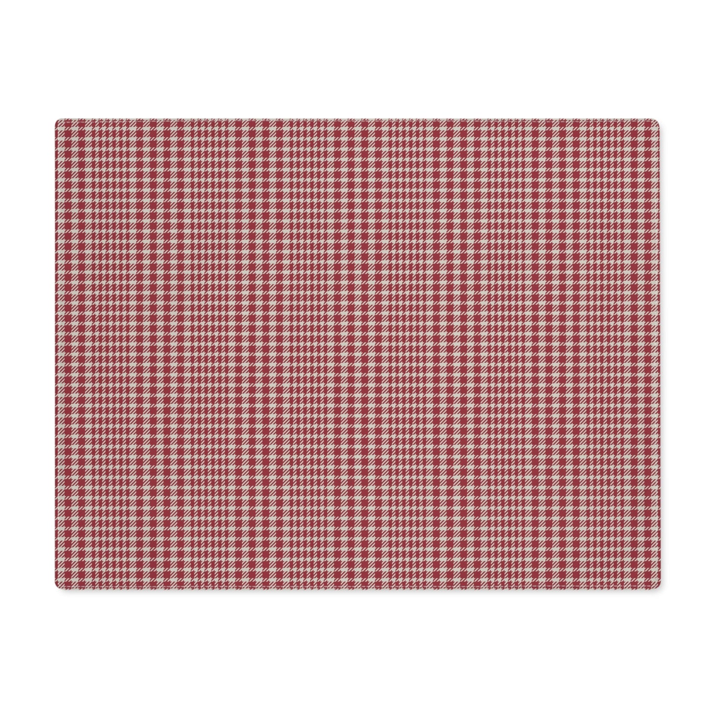 Placemat | Maroon & White | Tweed