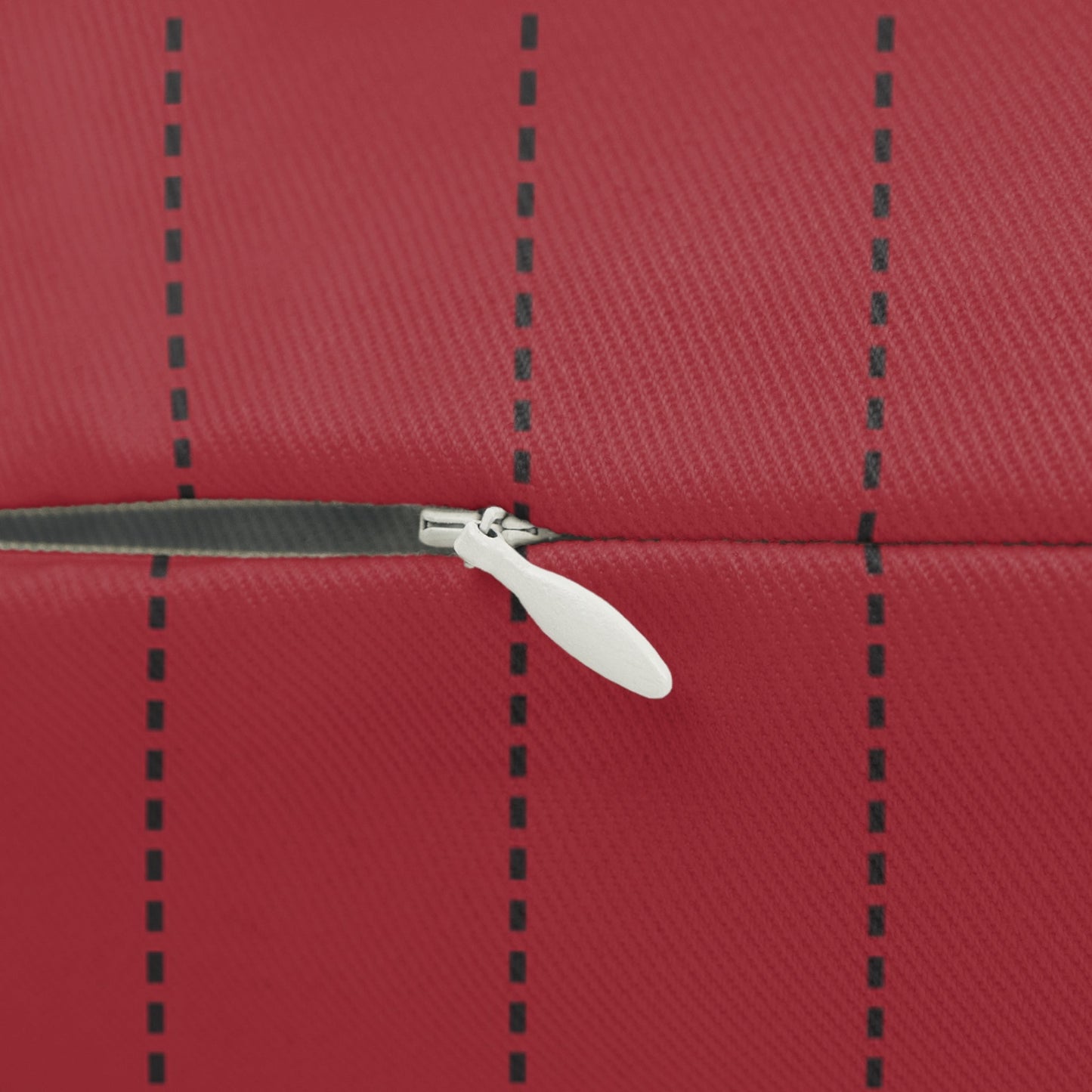 Pillow | Red & Black | Pinstripe