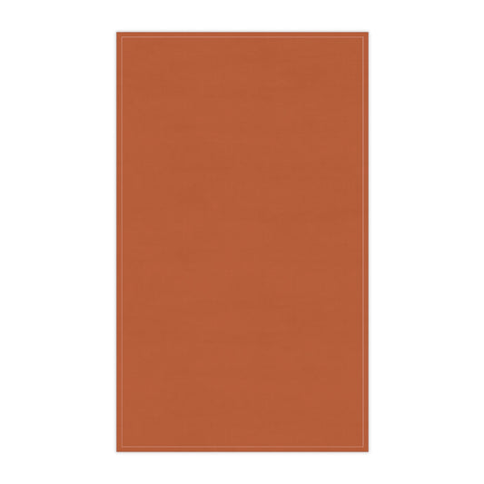 Tea Towels | Dark Orange & White | Dark