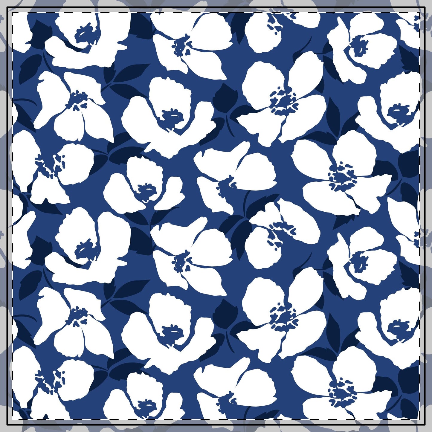 Tablecloth | Navy & White | Poppy