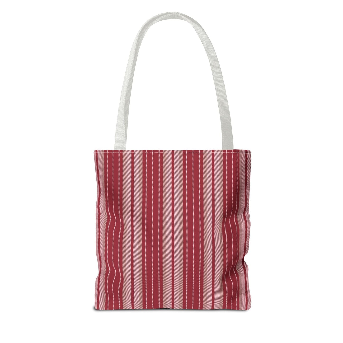 Tote Bags | Maroon & White | Stripe
