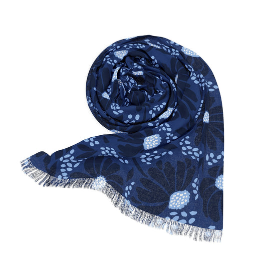 Scarf | Navy & White | Bellis