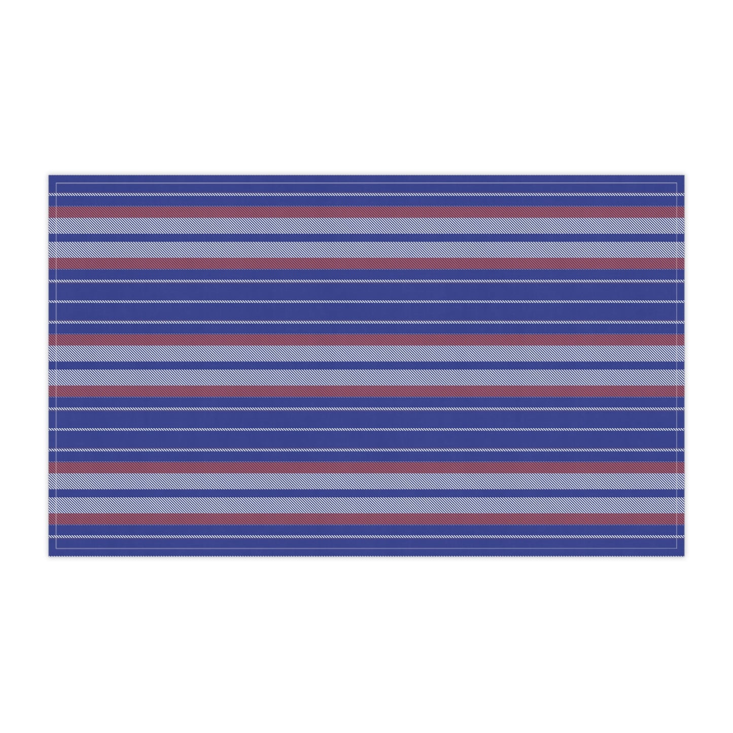 Tea Towels | Bright Blue & Orange | Stripe