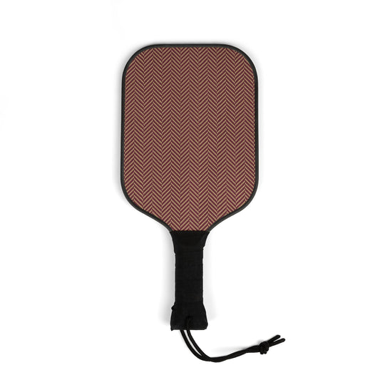 Pickleball Paddle Kit | Maroon & Gold | Herringbone