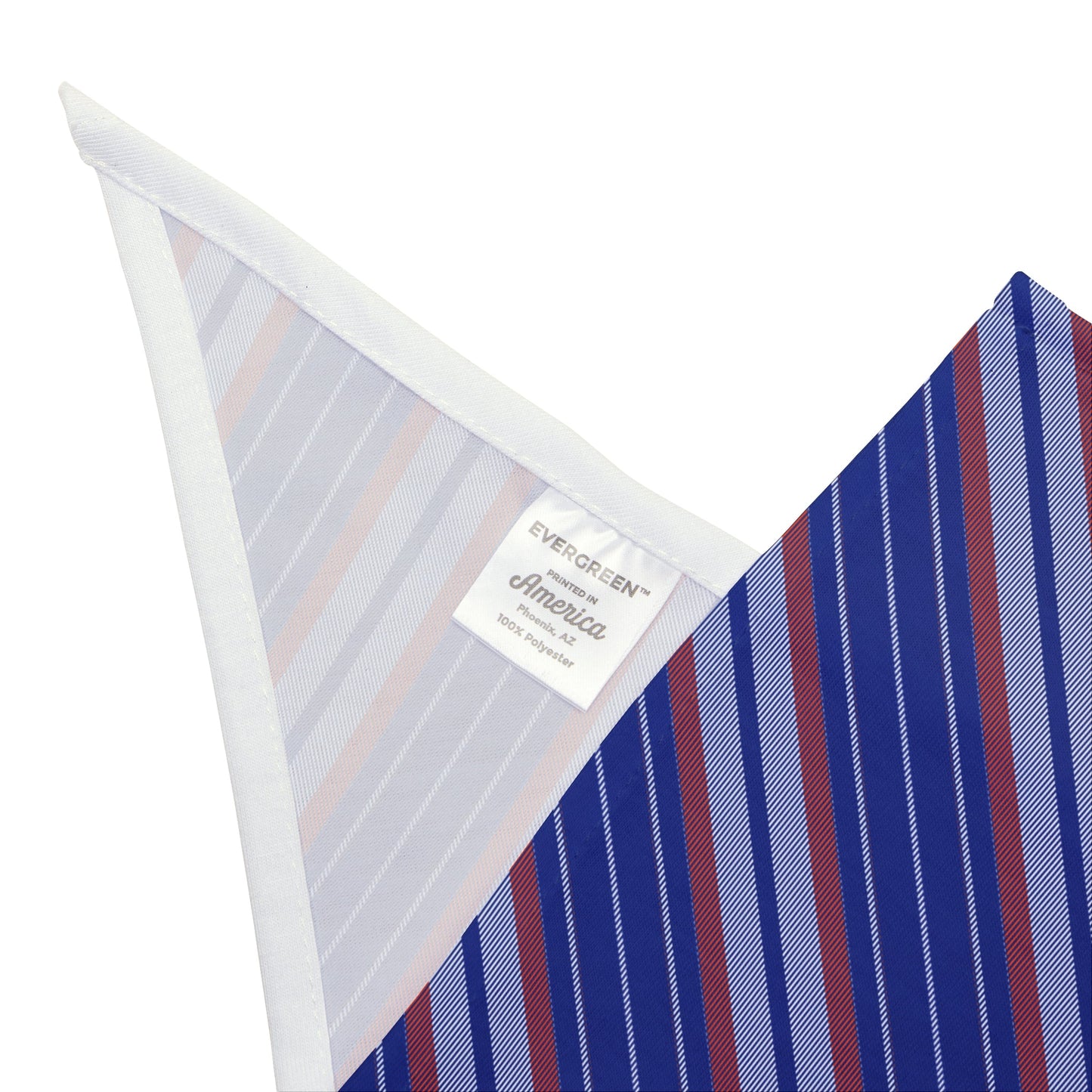 Pet Bandana | Bright Blue & Orange | Stripe