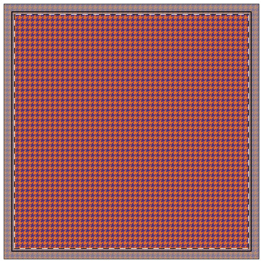 Napkin 4-set | Clemson, South Carolina | Houndstooth