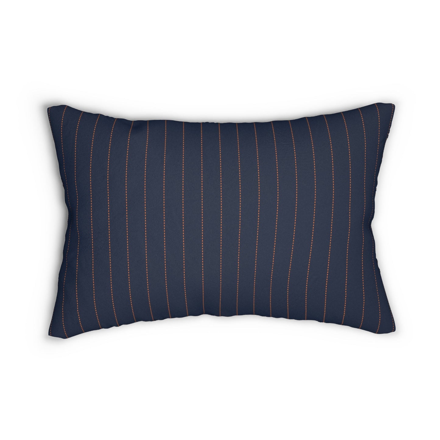 Pillow | Orange & Blue | Pinstripe
