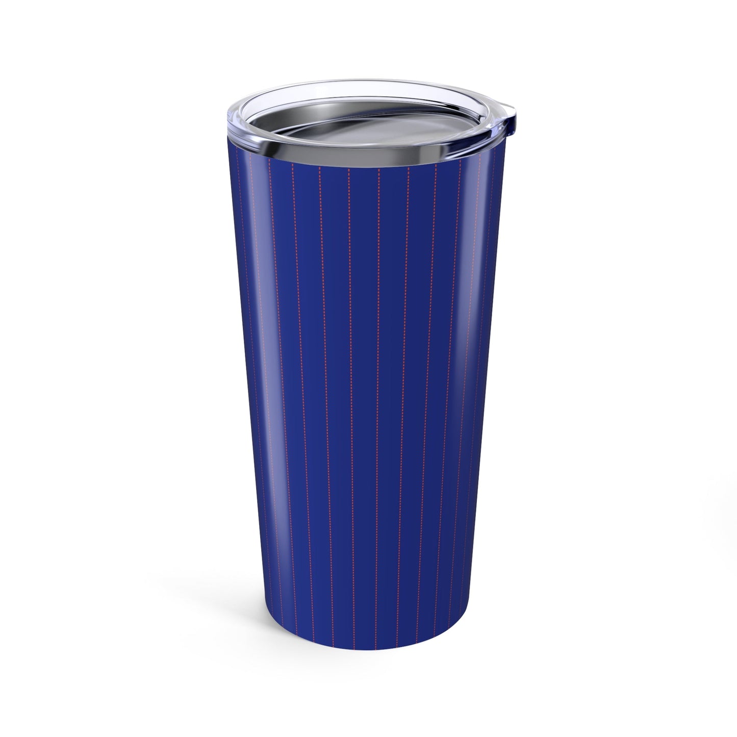 Tumbler | Bright Blue & Orange | Pinstripe