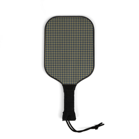 Pickleball Paddle Kit | Blue & Gold | Houndstooth