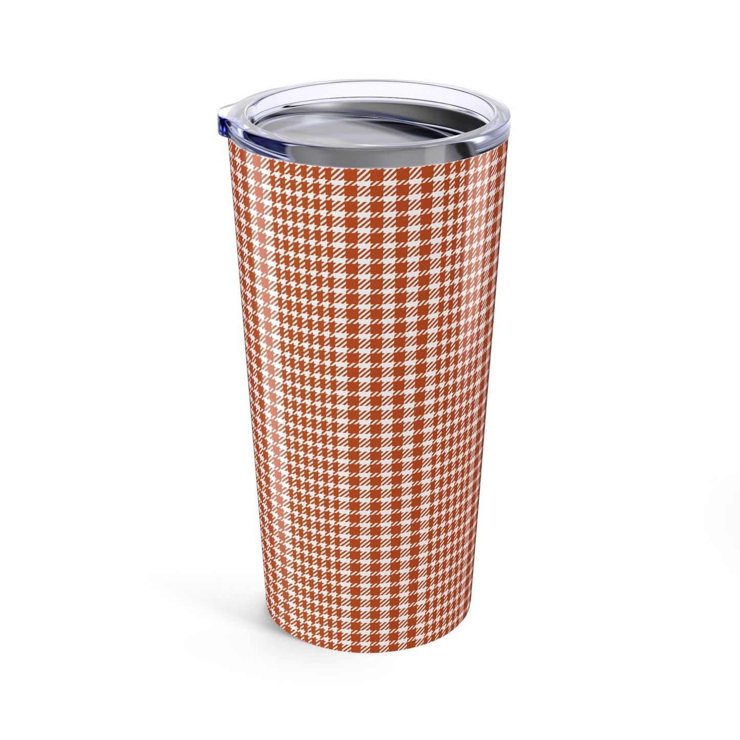Tumbler | Dark Orange & White | Tweed