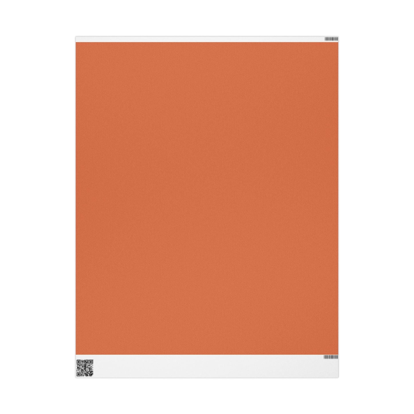 Gift Wrap | Dark Orange & White | Light