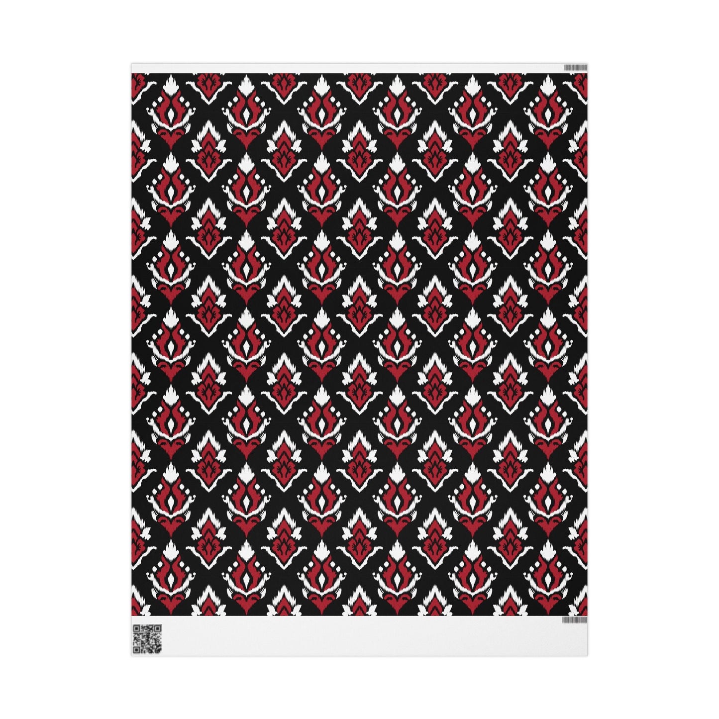 Gift Wrap | Red & Black | Ikat