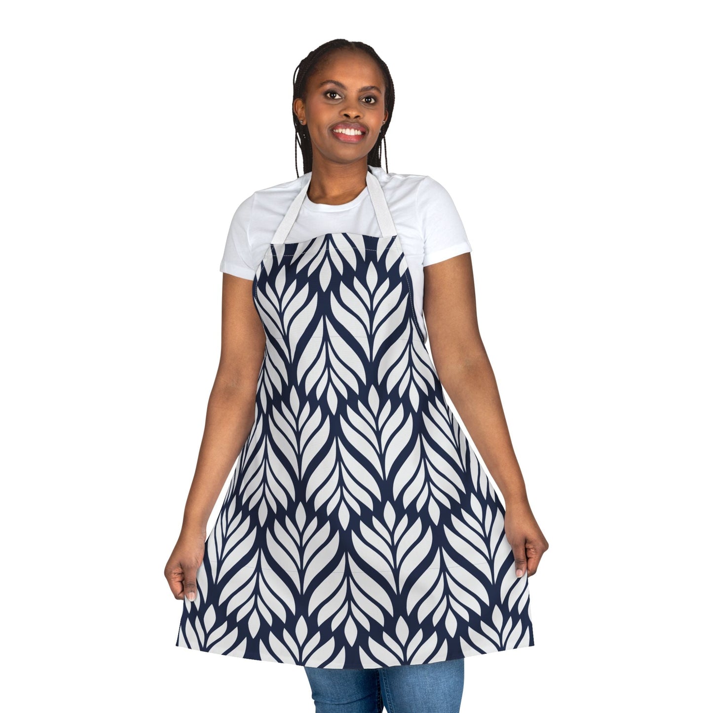 Apron | Navy & White | Palm