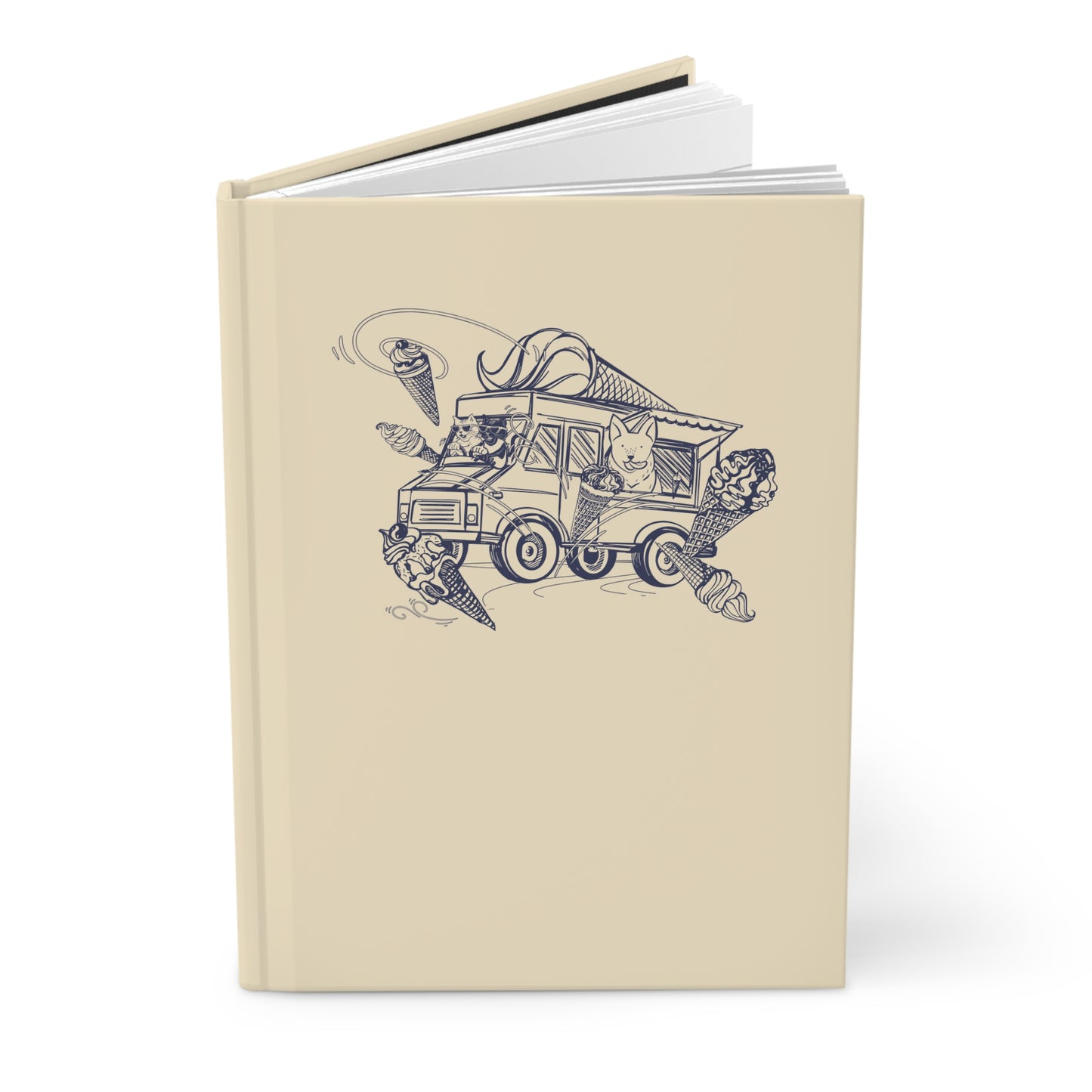 NYP Hardcover Journal | Cats Ice Cream