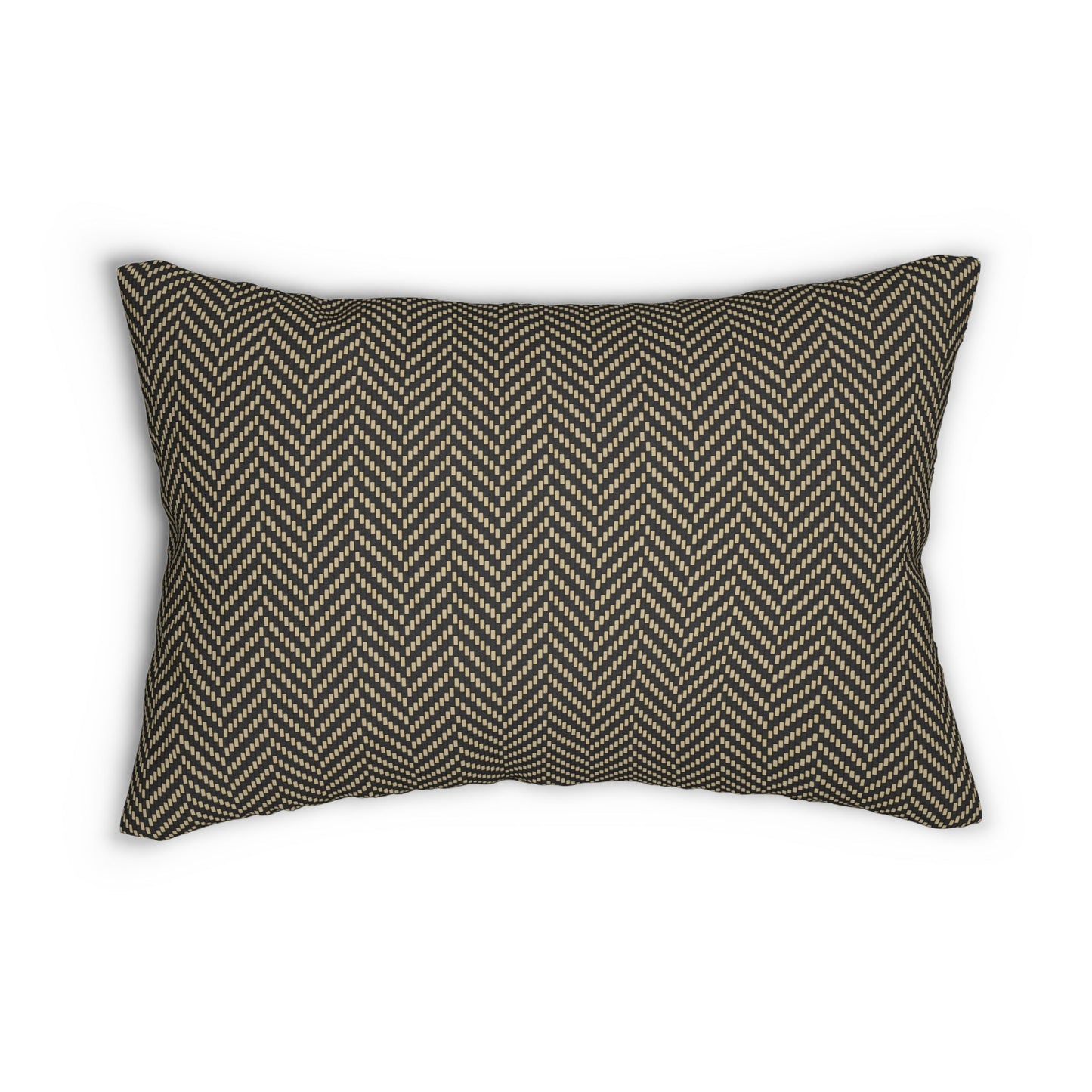 Pillow | Black & Gold | Herringbone