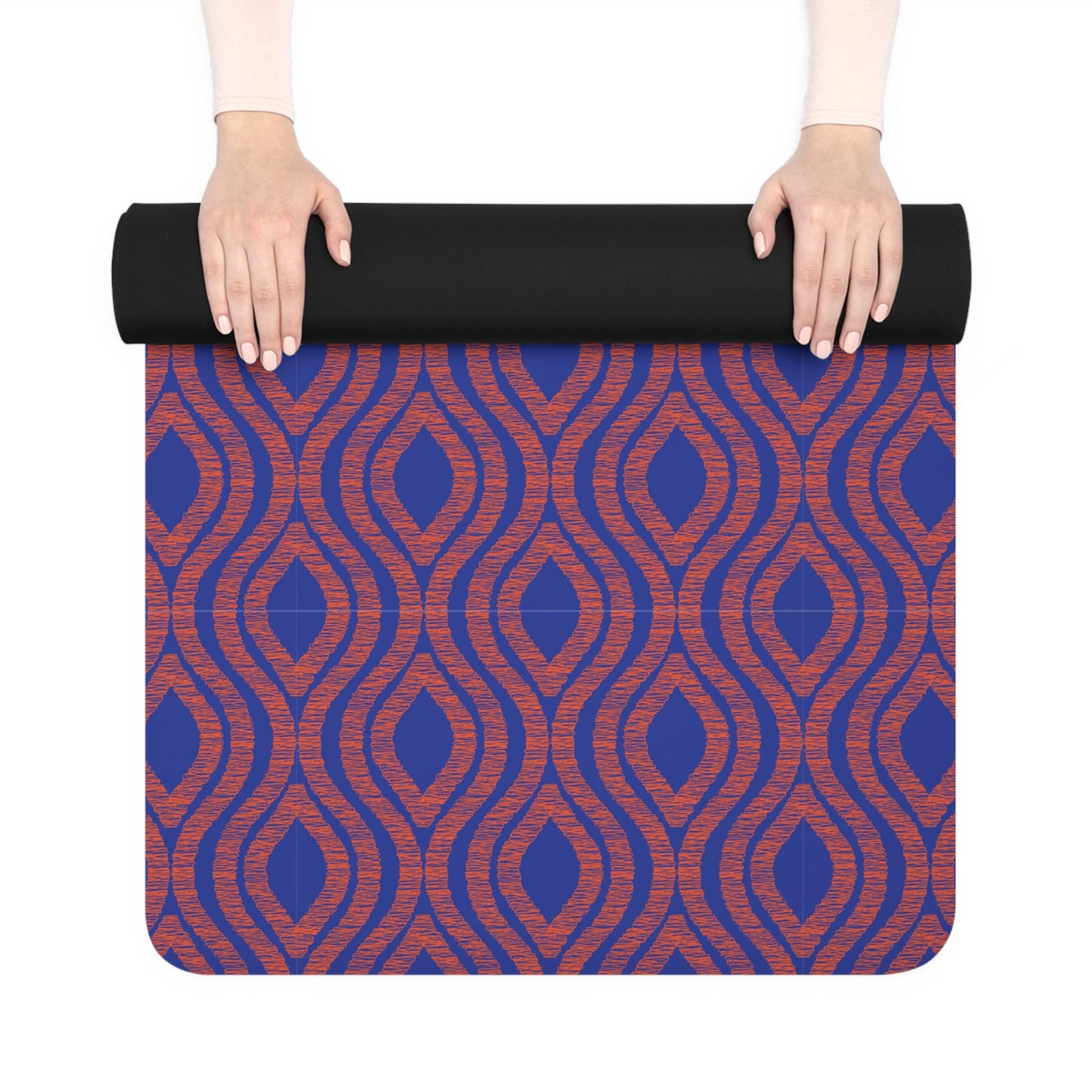 Yoga Mat | Bright Blue & Orange | Ogee