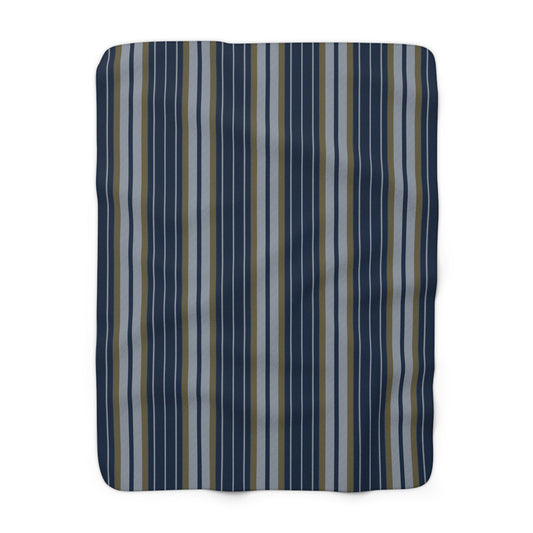 Sherpa Blanket | Notre Dame, Indiana | Stripe