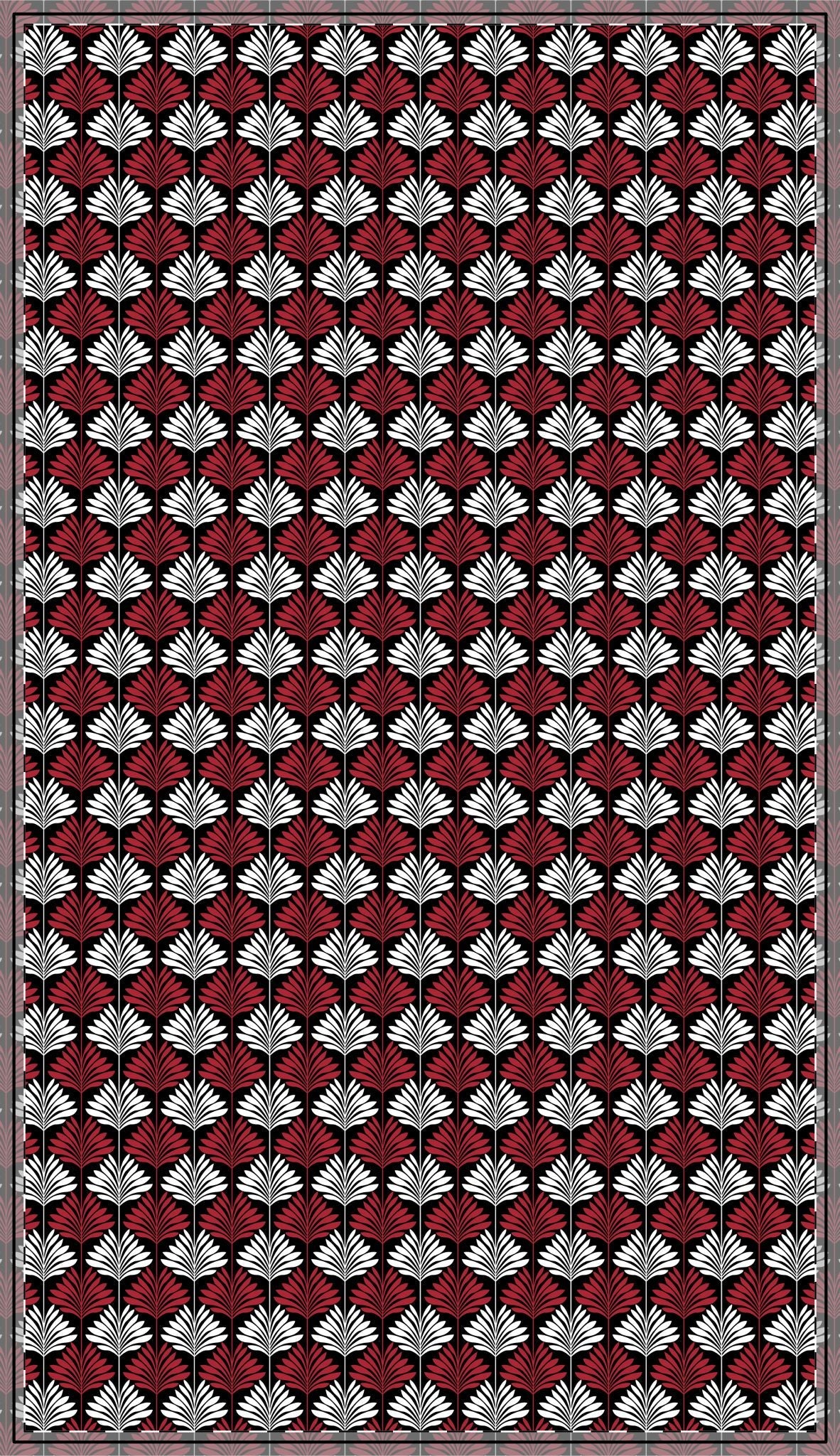 Tablecloth | Red & Black | Deco