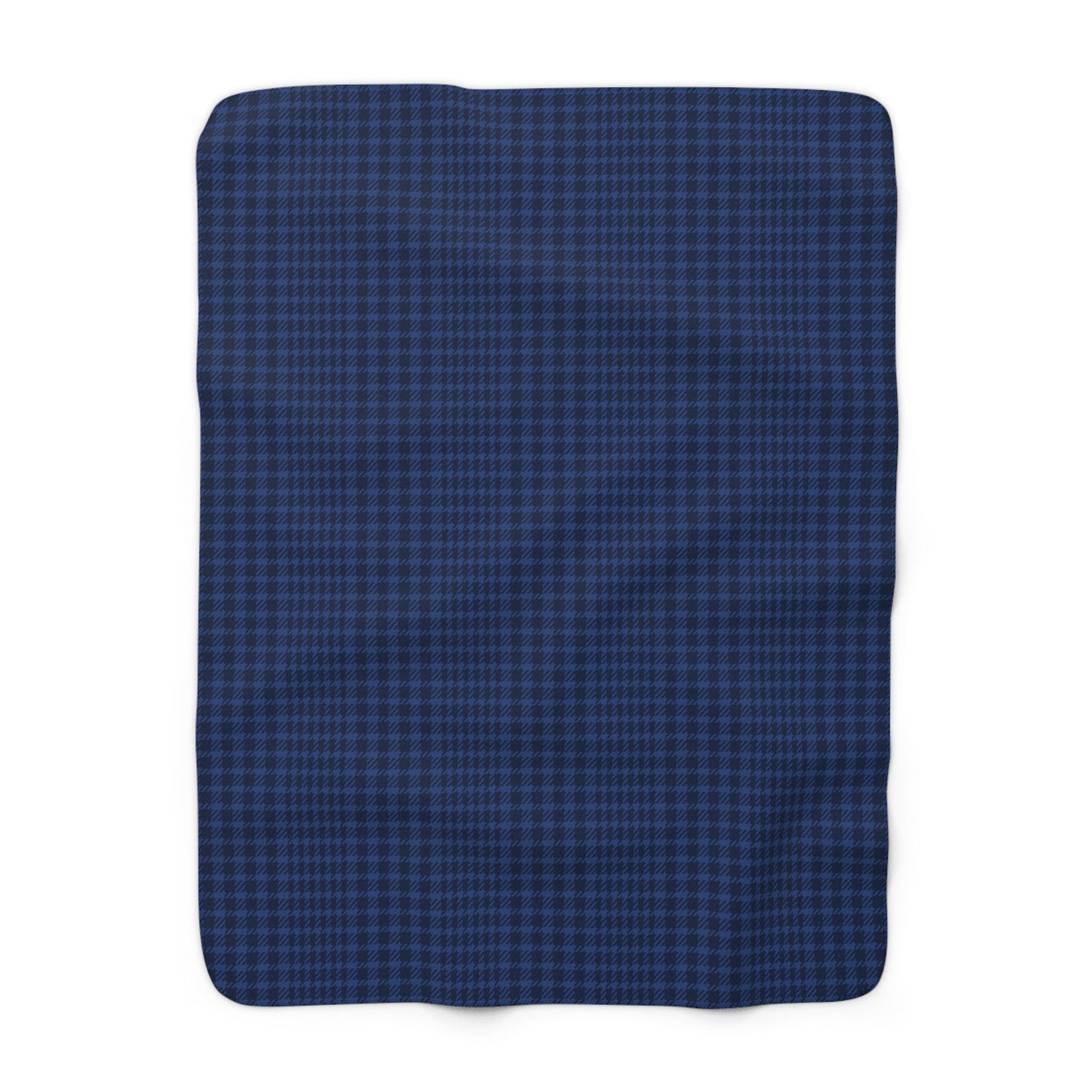 Sherpa Blanket | Navy & White | Tweed