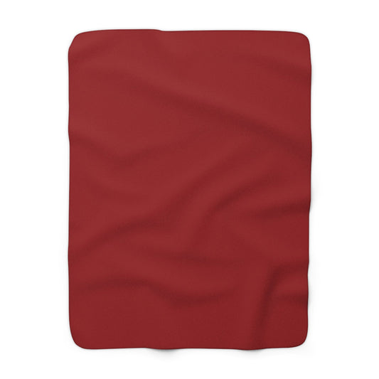 Sherpa Blanket | Red & Yellow | Light