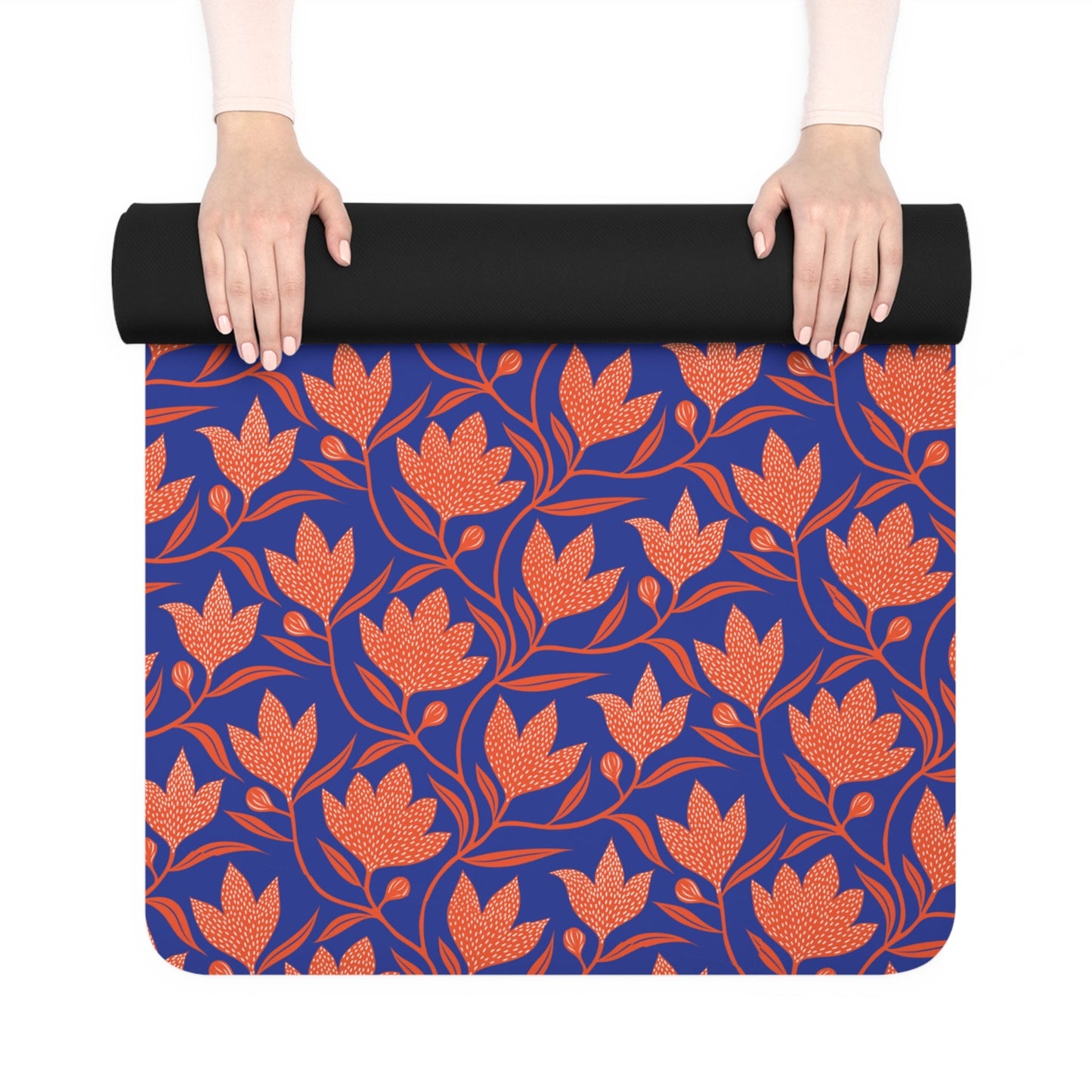 Yoga Mat | Bright Blue & Orange | Magnolia
