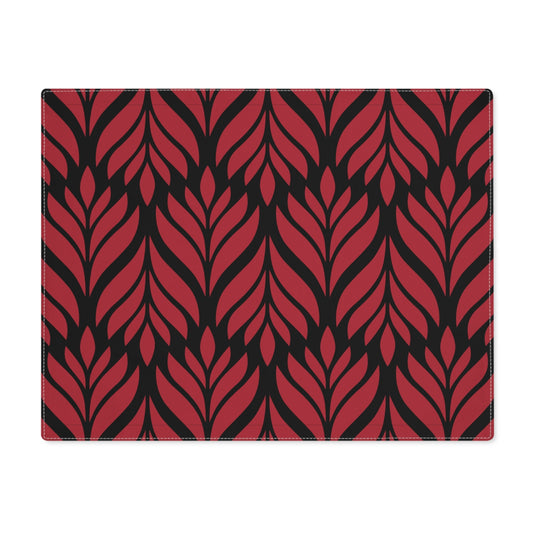 Placemat | Red & Black | Palm