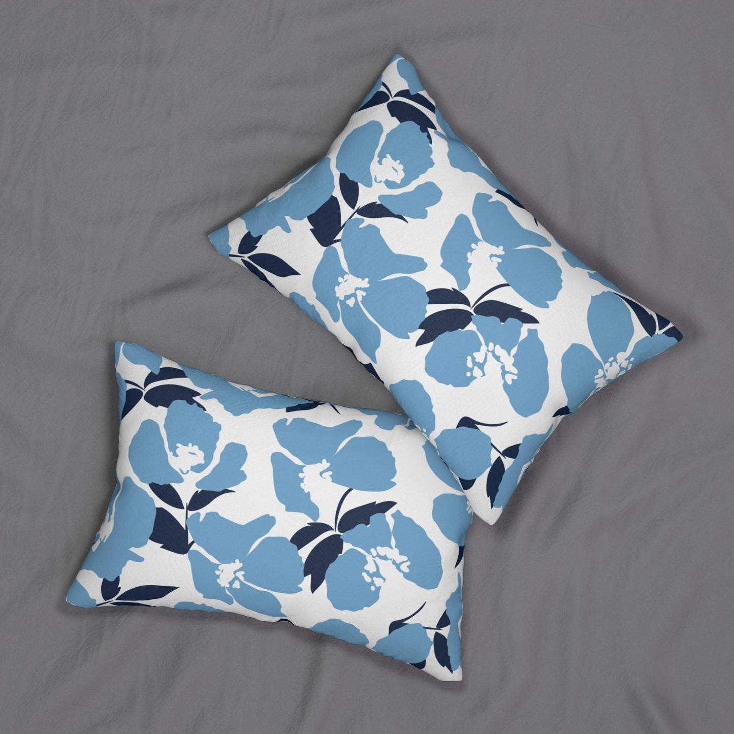 Pillow | Light Blue & White | Poppy